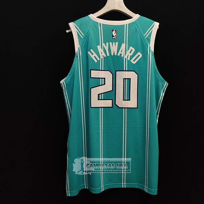 Camiseta Charlotte Hornets Gordon Hayward NO 20 Icon Autentico 2020-21 Verde
